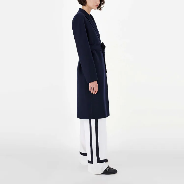 MaxMara Velvet Jackets Women's Navy Blue-3