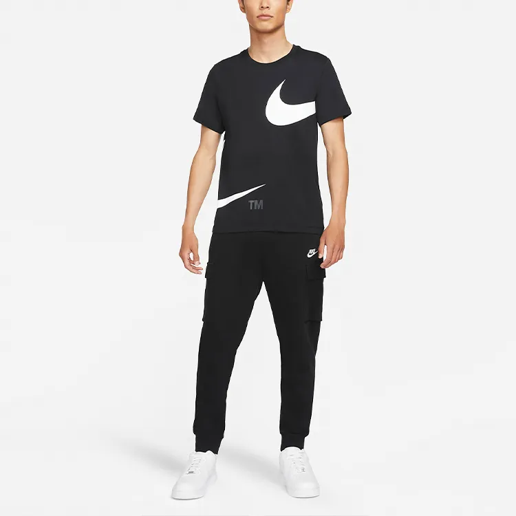 Nike T Shirts Men Black-2