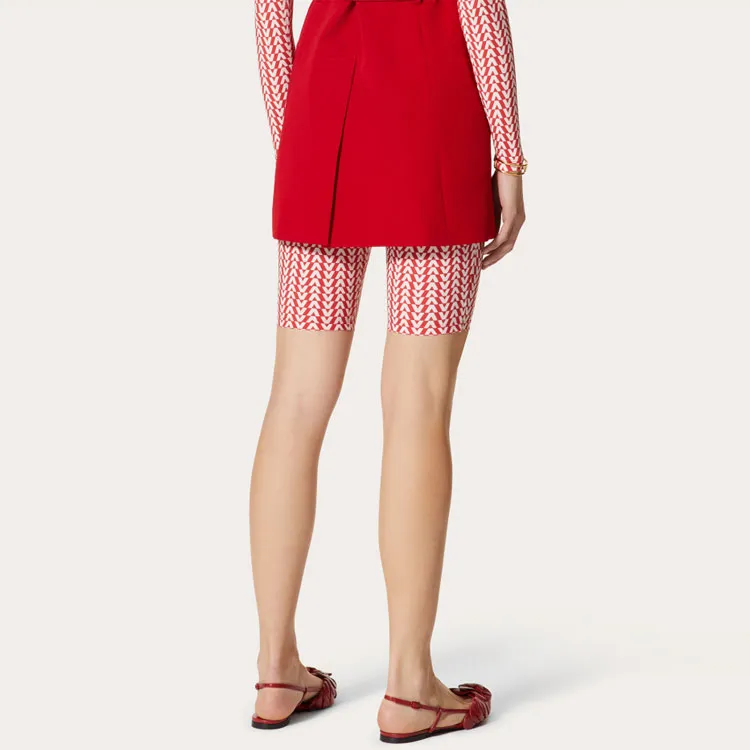 Valentino Casual Shorts Women's Red-2