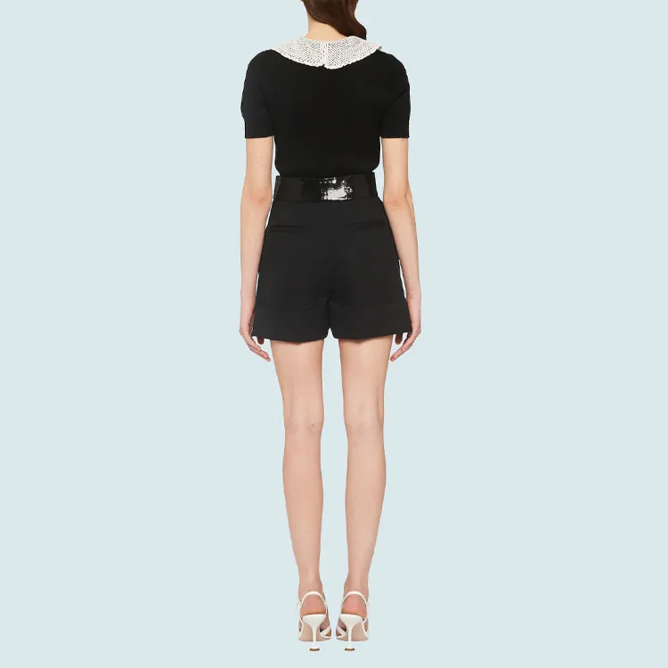 MIU MIU FW21 Casual Shorts Women's Black-2