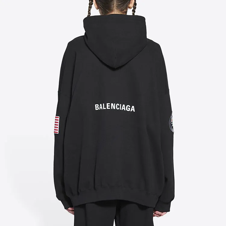 Balenciaga Space Nasa Logo Hoodie-4