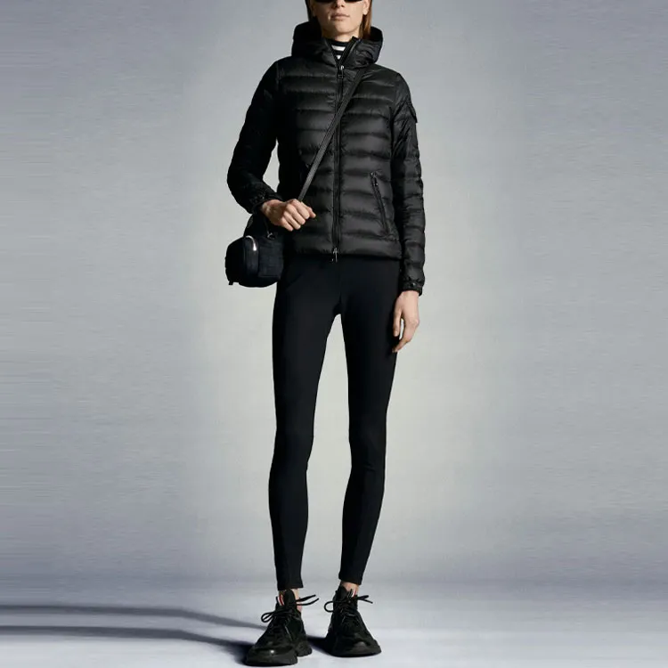 Moncler Down Jacket Winter Women's Black-4
