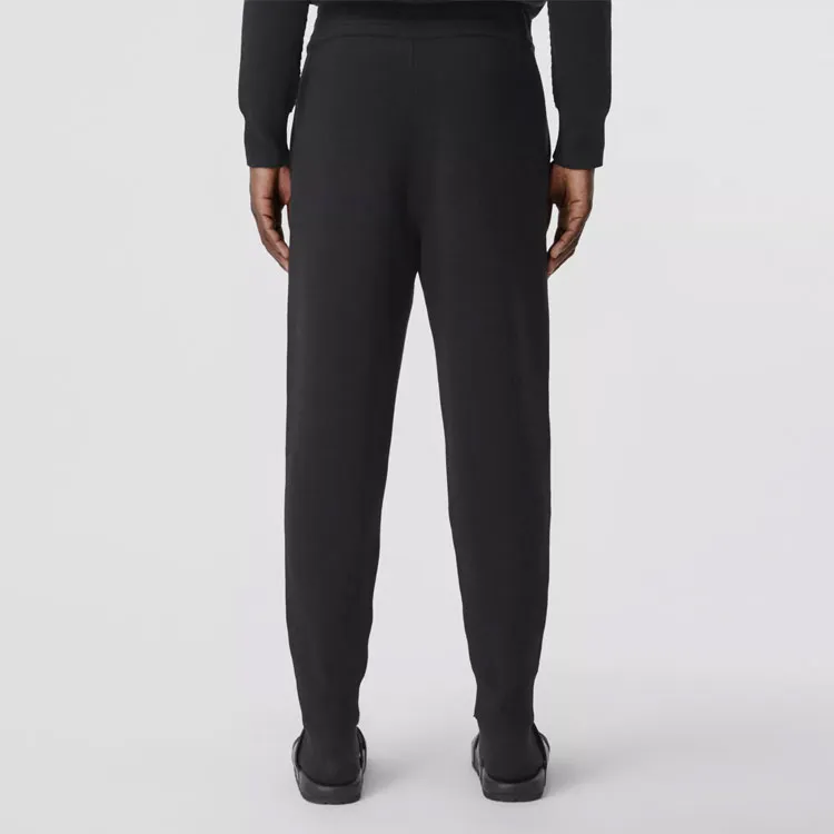Burberry Knitted Sports Pants Men's Black-3