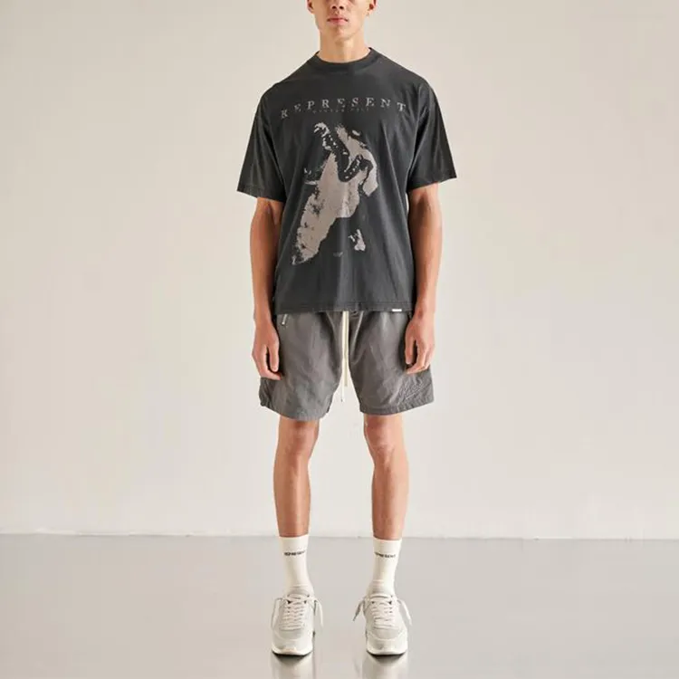 REPRESENT T-Shirts Men Vintage Black-2
