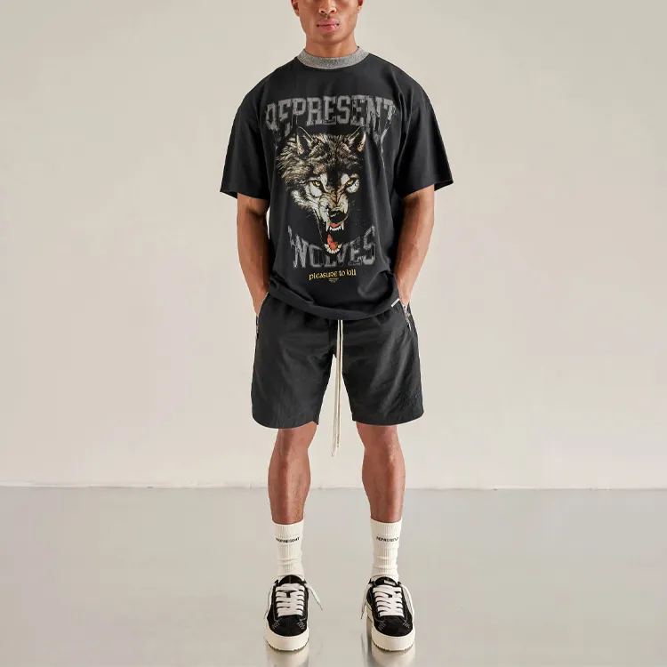 REPRESENT T Shirts Men Black-1