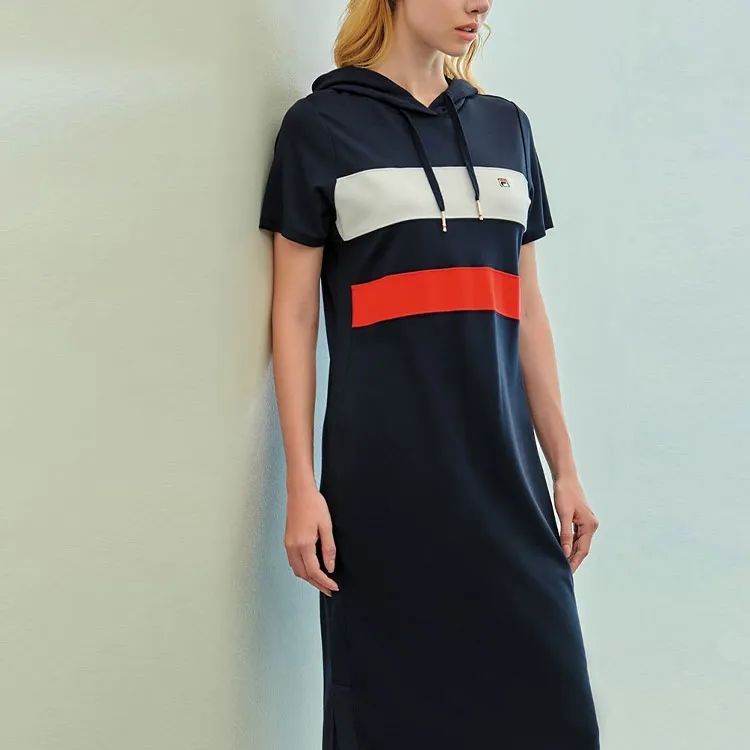 FILA Short Sleeved Dresses Women's Legend Blue-3