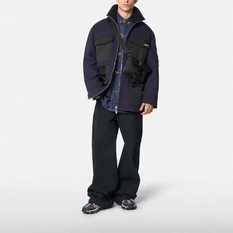 VERSACE Flap-pocket Zipped Jacket-1