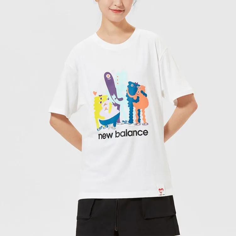 New Balance T Shirts Unisex White-6