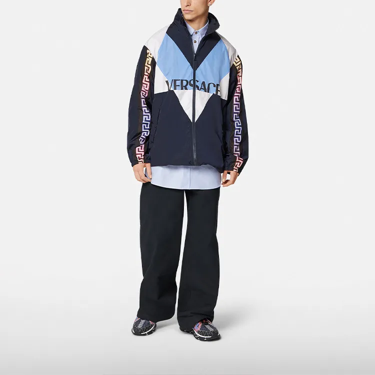 VERSACE Logo Print Jacket-1