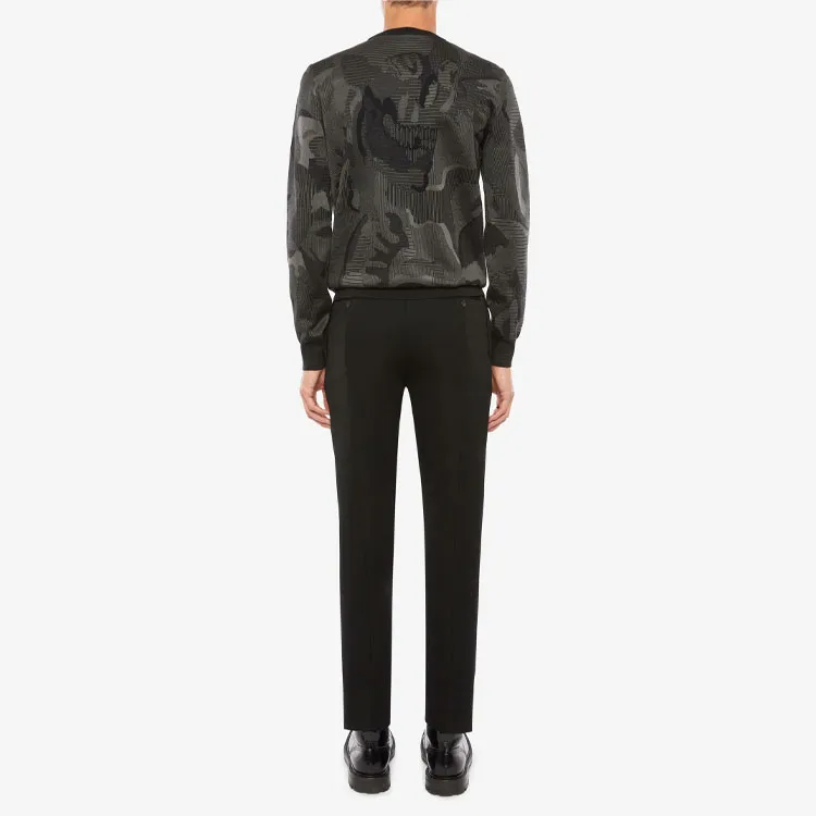 Alexander McQueen Abstract-print Long-sleeve Sweatshirt-2