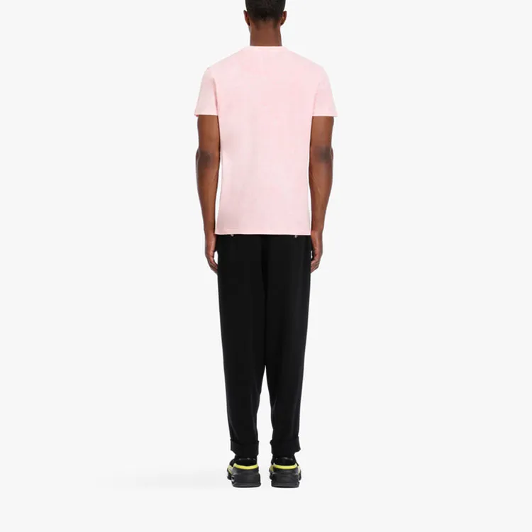 BALMAIN T-Shirts Men Pink-2