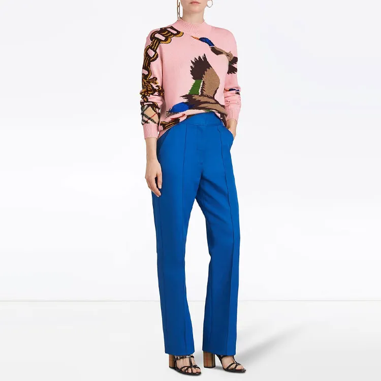Burberry Loose Fit Knitwear Women's Pink-5