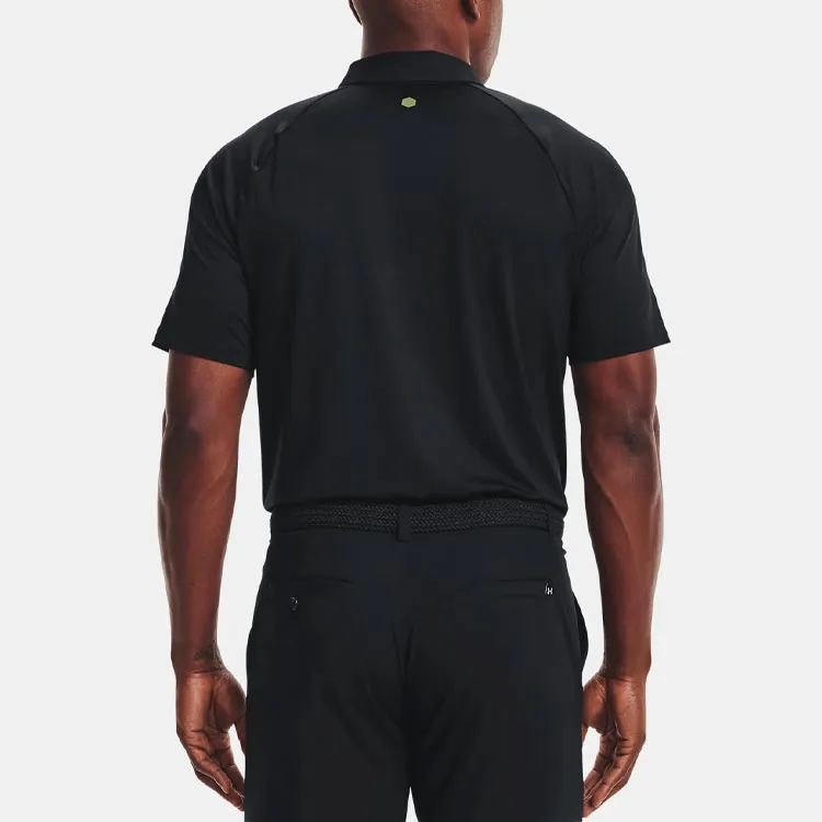 Under Armour RUSH Polo Shirt Men's Black-4