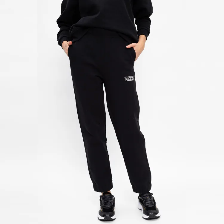 GANNI Casual Pants Women's Black-2