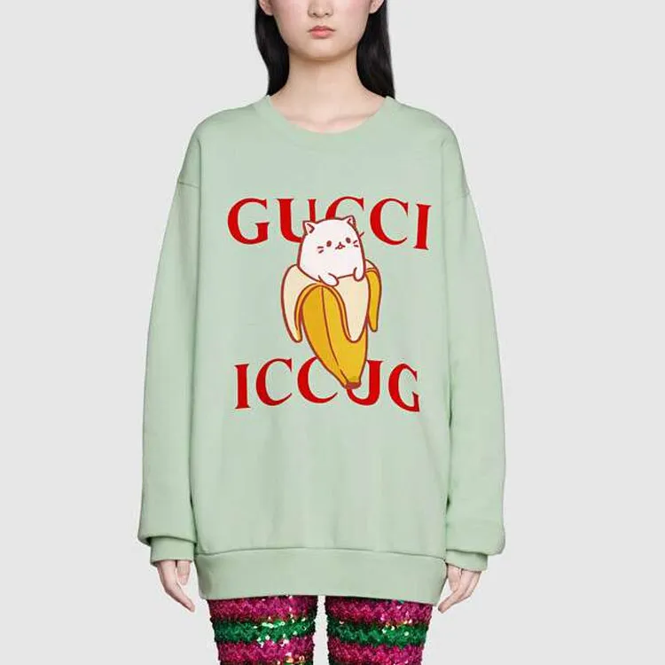 GUCCI Sweatshirts Unisex Green-3