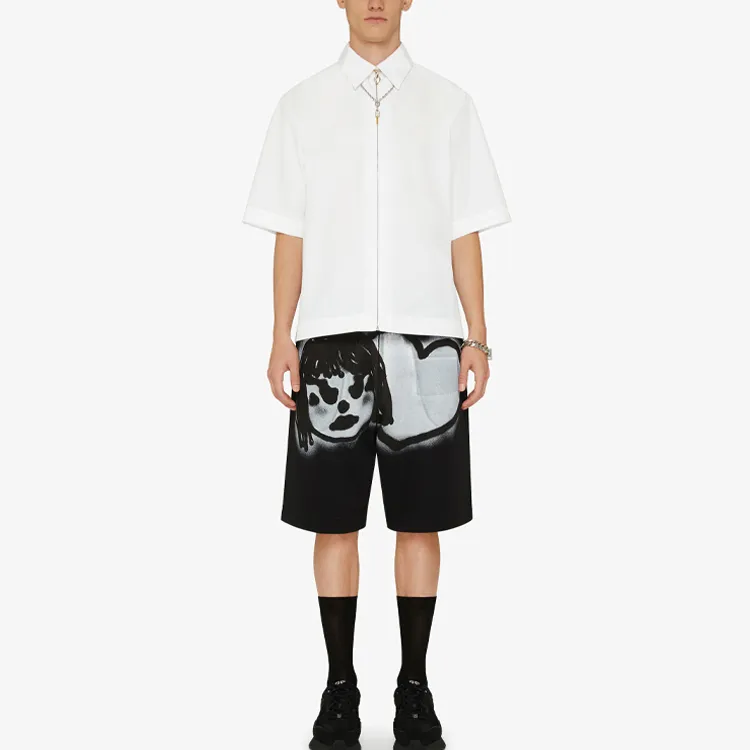 Givenchy 4G Zip-up Shirt-1