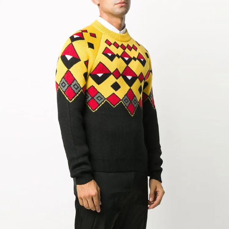 PRADA Sweaters Men Yellow-2