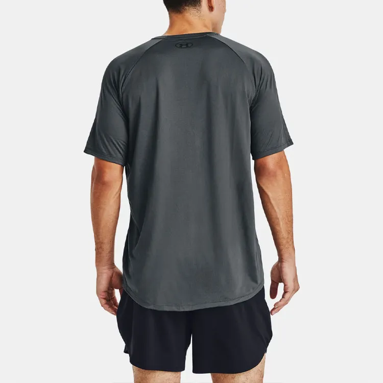 Under Armour Straight T Shirt Men's Peach Gray-3