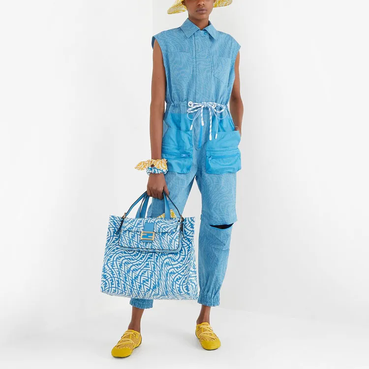FENDI Jumpsuits Women's Blue-3