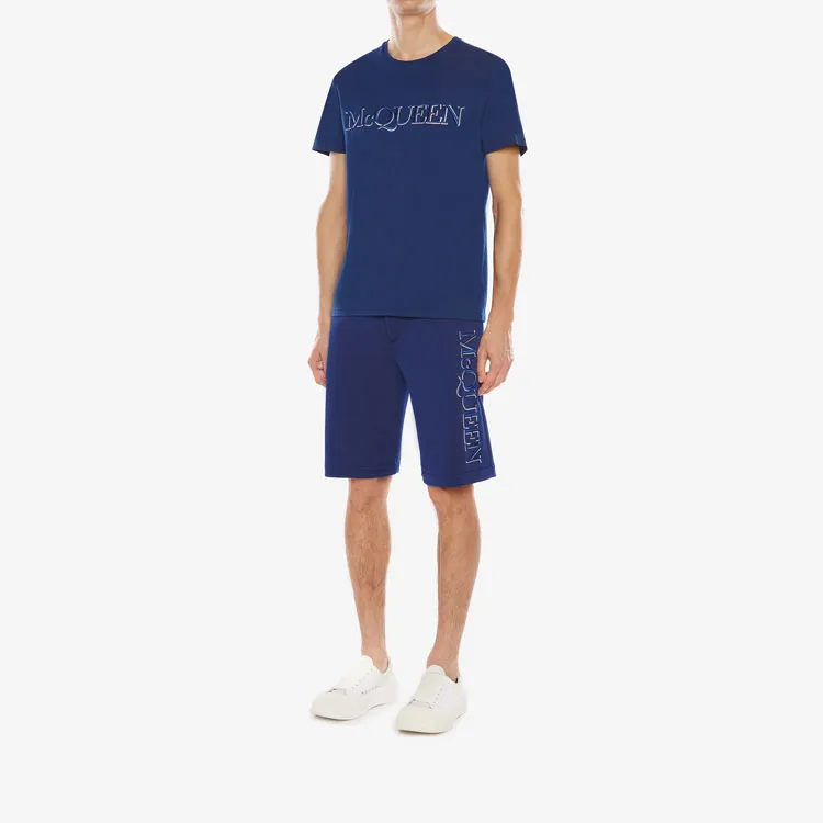 Alexander McQueen Logo Embroidered Shorts-2