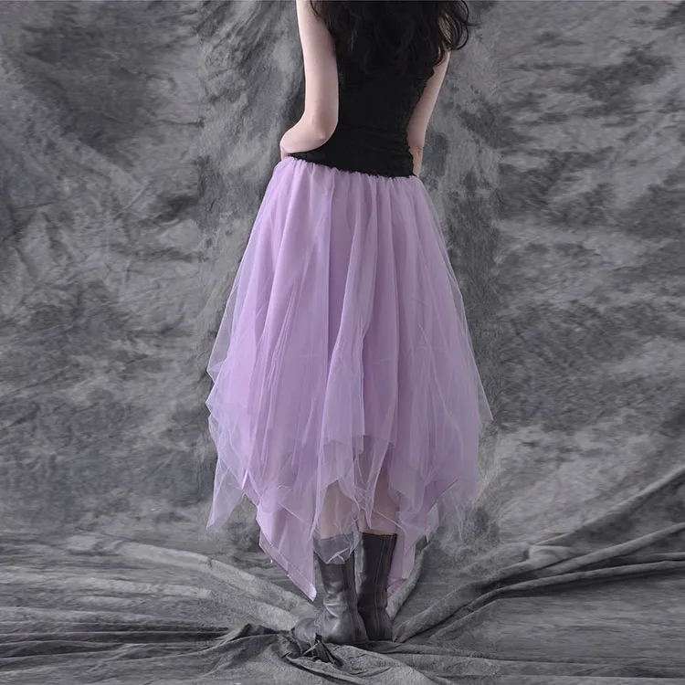 MARC LE BIHAN Casual Long Skirts Women's Orchid Purple-7