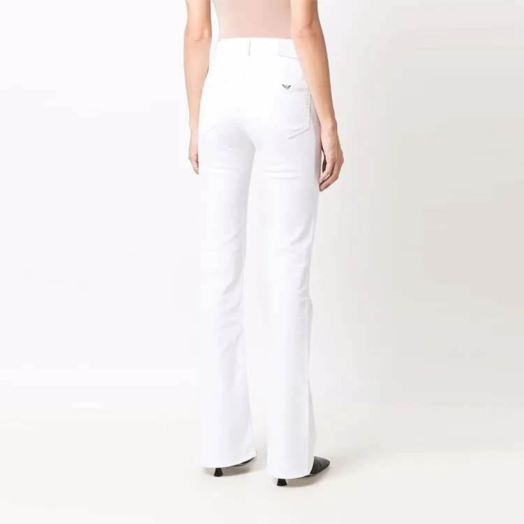 EMPORIO ARMANI Logo Plaque Flared Jeans-3