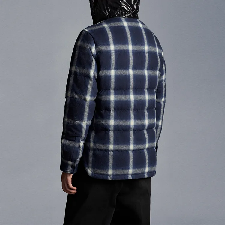Moncler Frgmt Hiroshi Fujiwara Morany Hooded Checked Over Shirt-3