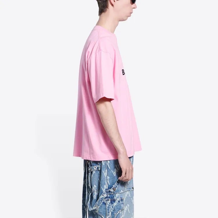 Balenciaga T-Shirts Unisex Pink-3
