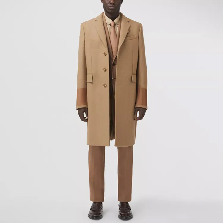 Burberry Coats Men Camel-2