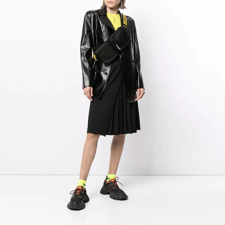 OFF WHITE FW20 Casual Long Skirts Women's Black-3