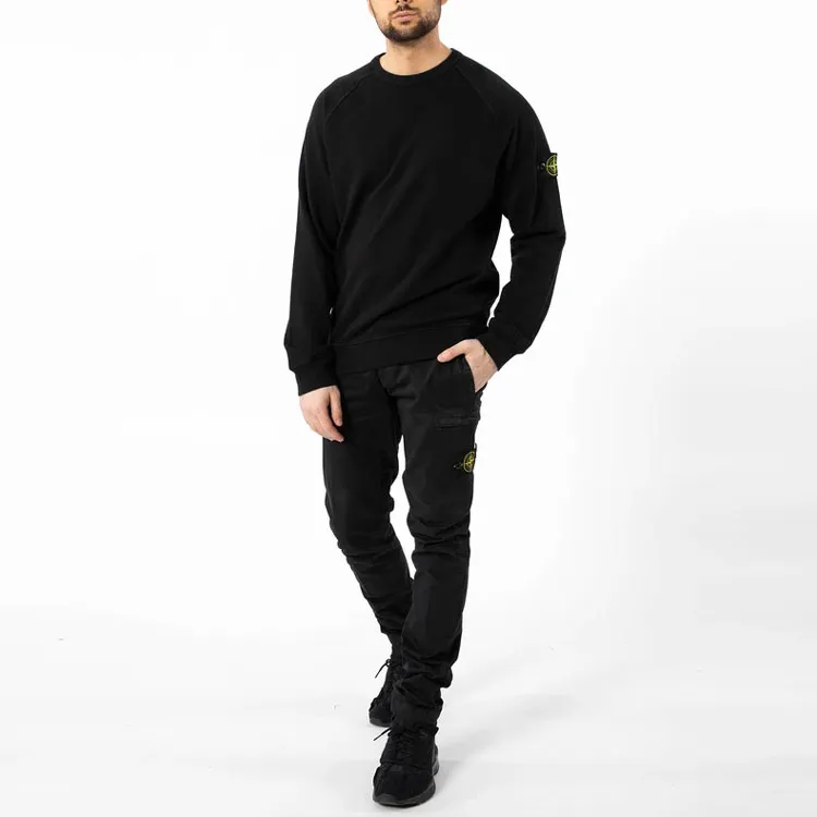 STONE ISLAND Sweatshirts Men Black-4