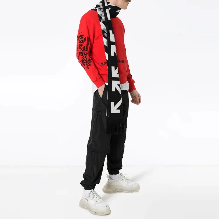 OFF WHITE Impressionism' Diag Stencil Sweatshirt-1