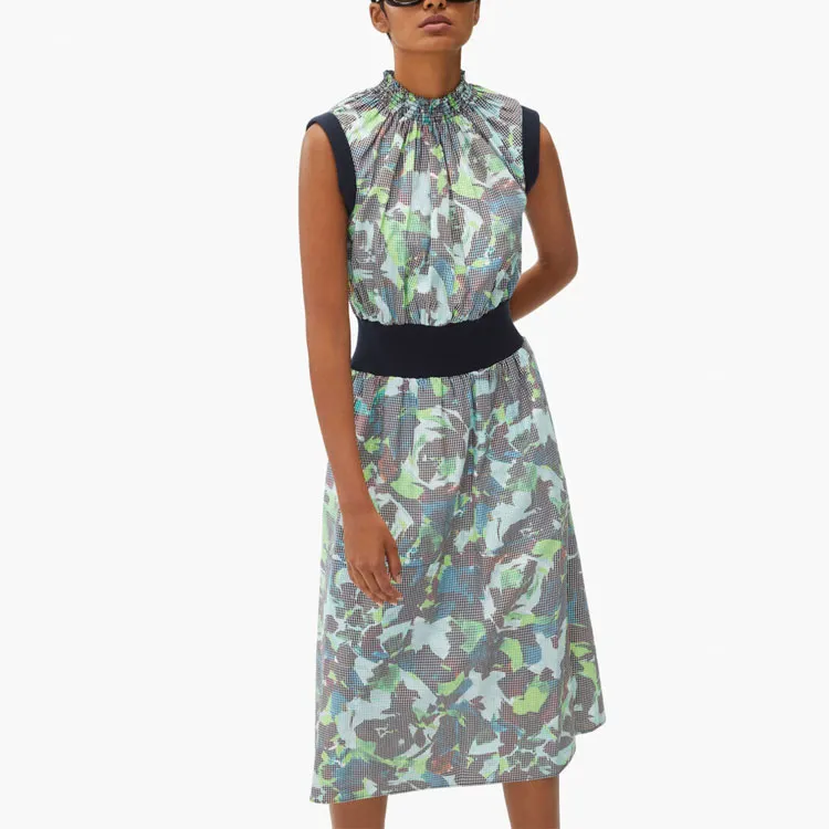 KENZO Sleeveless Dresses Women's Grass Green-2
