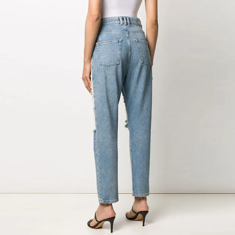 BALMAIN Jeans Women's Blue-2