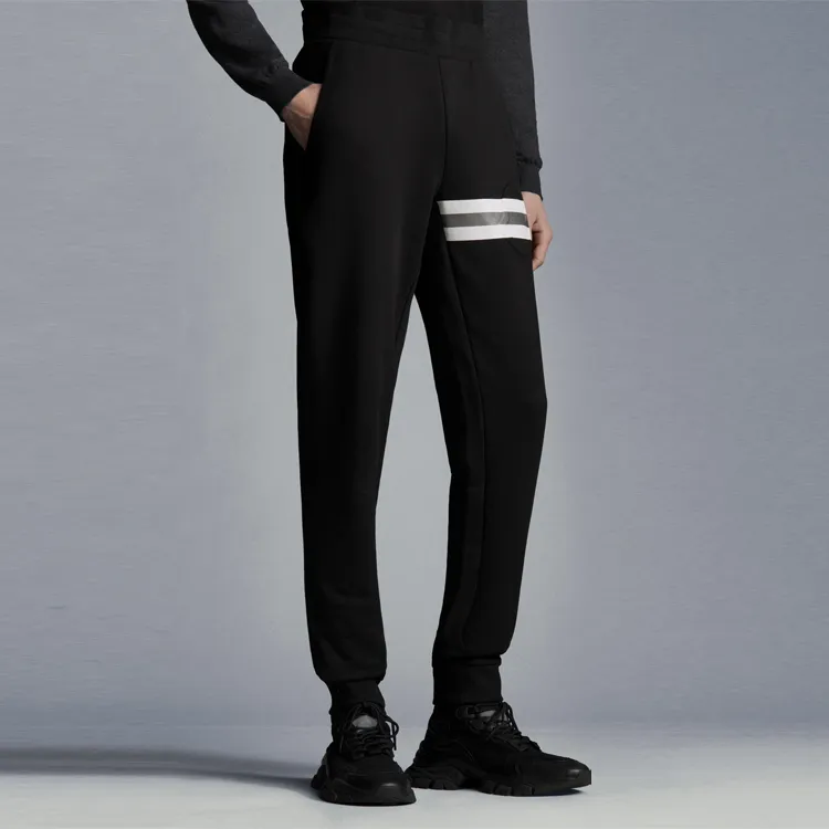 Moncler Knitted Sweatpants Men Black-3