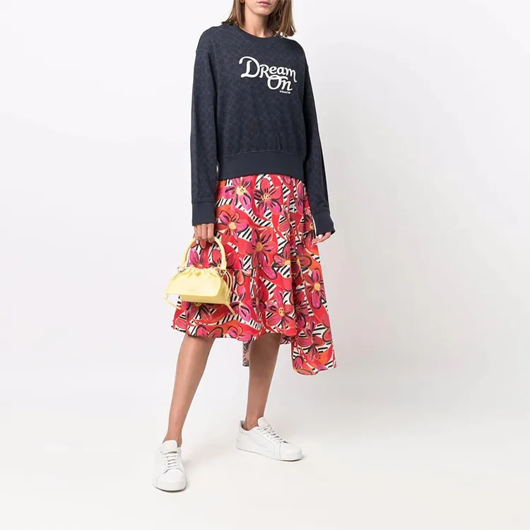 COACH Sweatshirt Women's Dark Blue-1