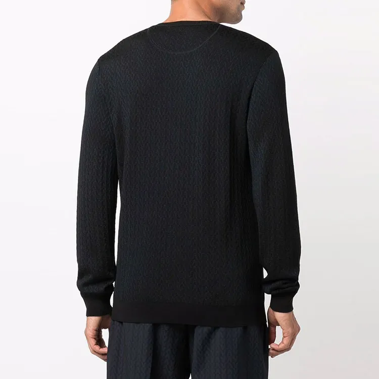 Valentino Sweaters Men Blue Black-4
