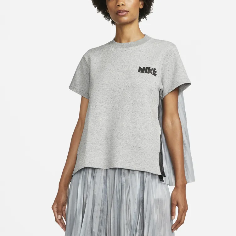 Nike x Sacai T Shirt Women's Gray Asia Version-3