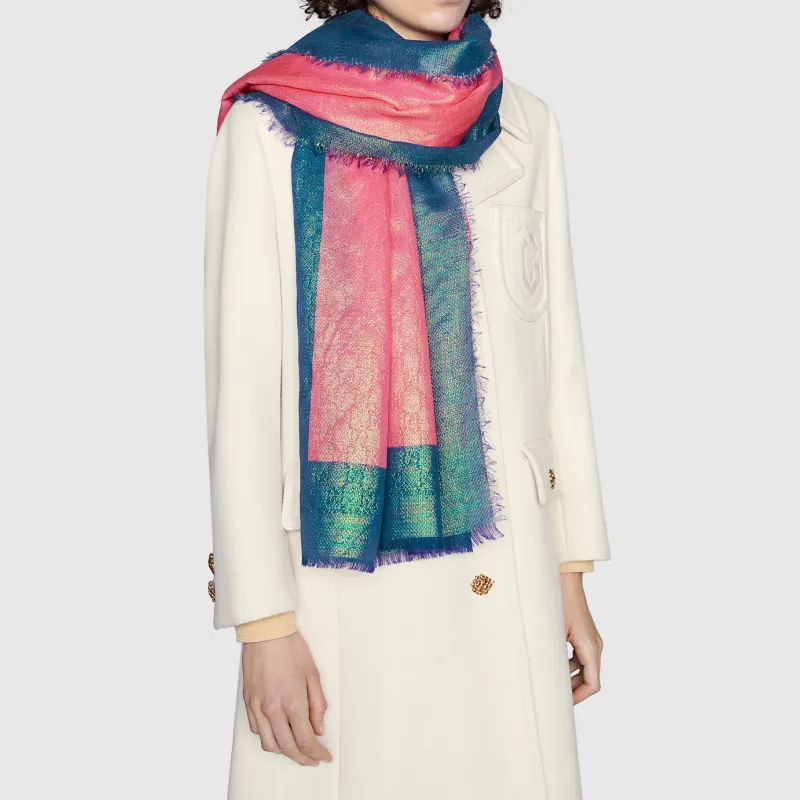 GUCCI Shawls Women's Purple/Pink-2