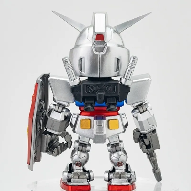 BANDAI First Gundam RX 78 Namco QMSV Mini RX 78 2 Gundam Assembled Models Metallic Texture Ver.-5