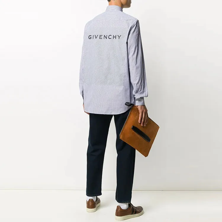 Givenchy Shirts Men Light Blue-2