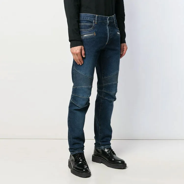 BALMAIN SS21 Jeans Men's Dark Blue-2