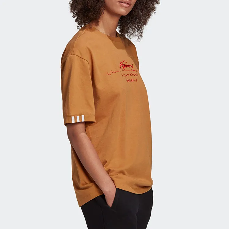 Adidas Originals T Shirt Women's Yellow-4