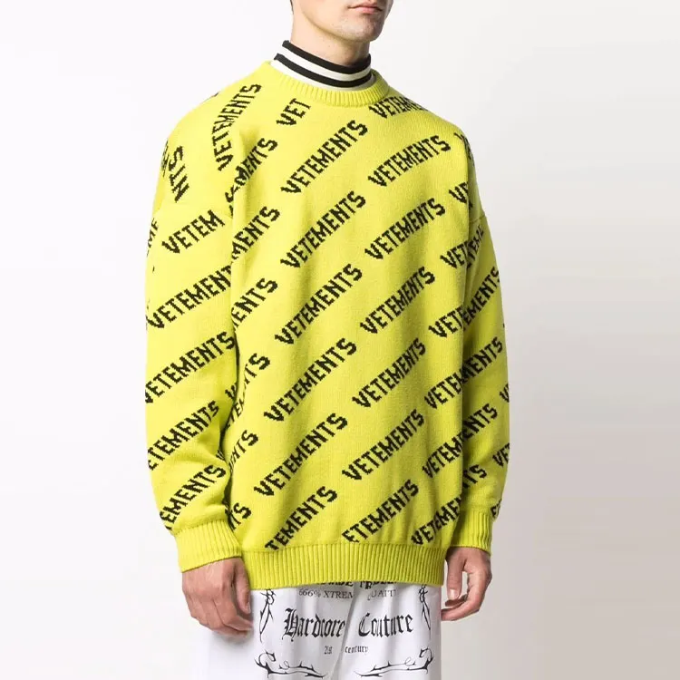 Vetements Monogram Knitted Jumper-2