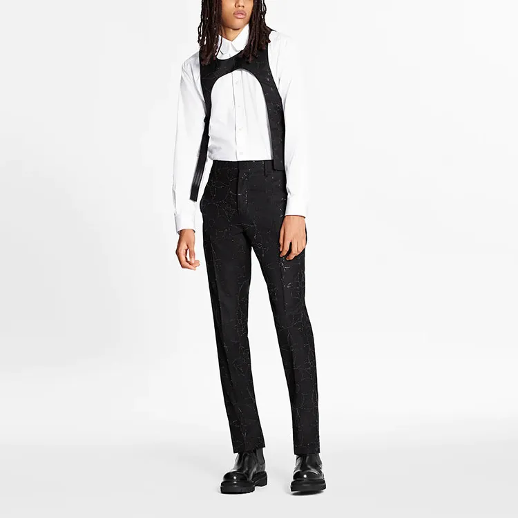 LOUIS VUITTON New Quarterly Products Of LV Business Suits Men Black-3