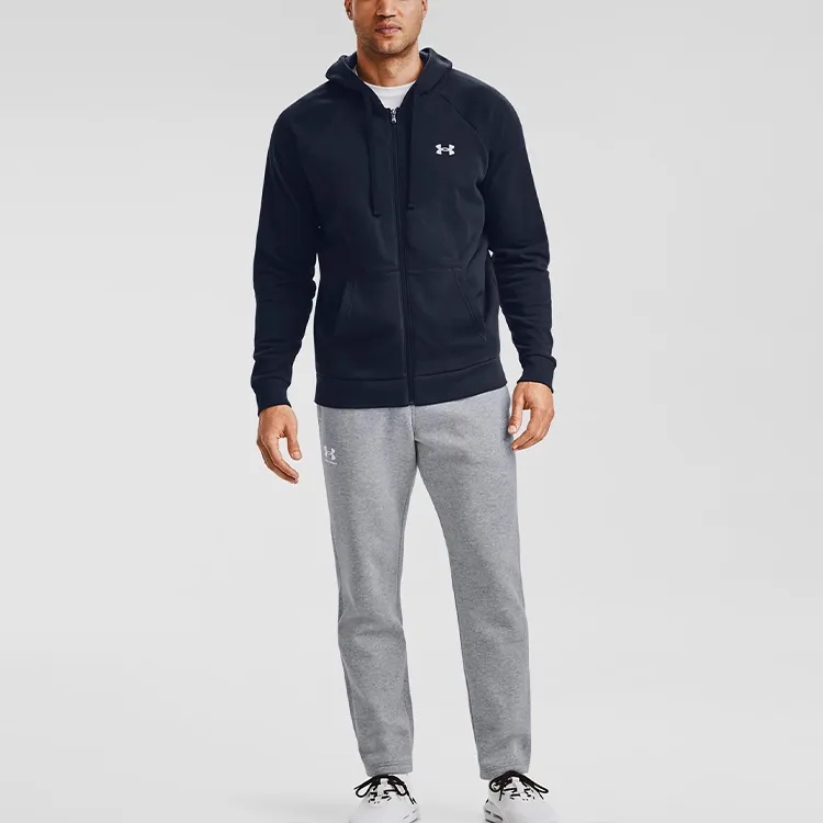 Under Armour Knitted Sweatpants Men's Steel Heather Light Gray-2