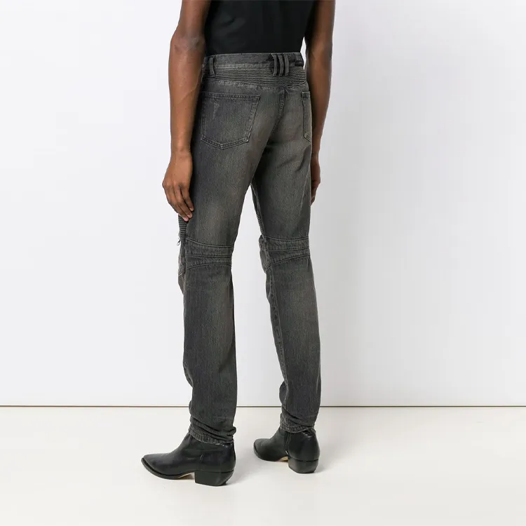 BALMAIN Jeans Men Black-3