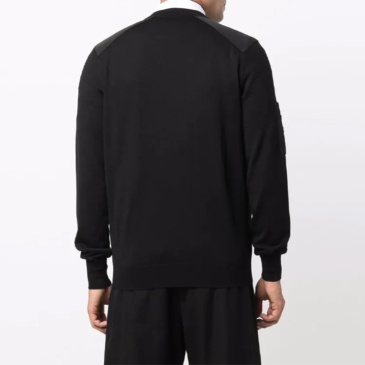 PRADA Re Nylon Logo Plaque Sweater-2