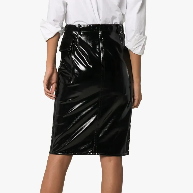 VERSACE VERSACE Casual Long Skirts Women's Black-3