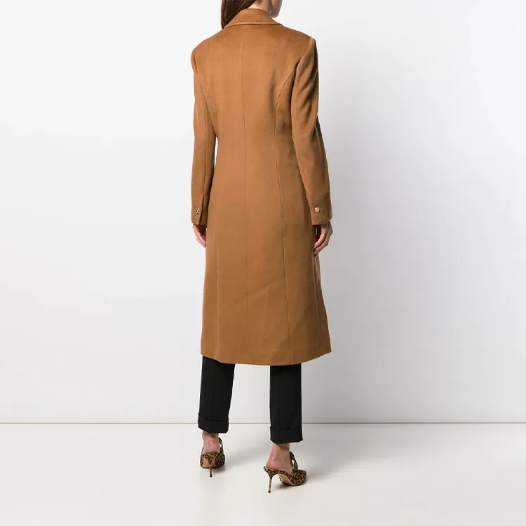 VERSACE Velvet Jackets Women's Camel-2